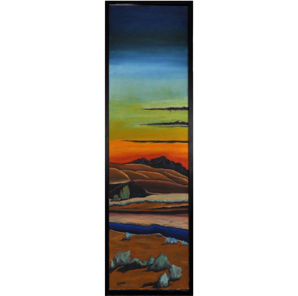 SONORAN SUNSET |  2012, oil on canvas |  16” x 42"